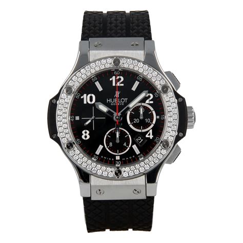 used diamond hublot watches|hublot big bang diamond bezel.